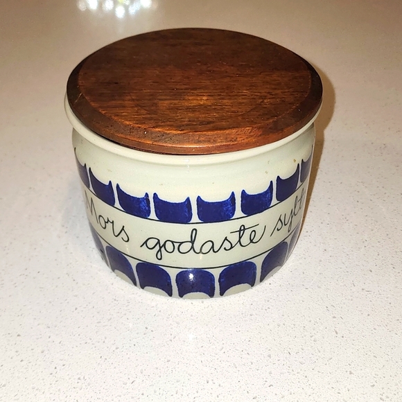 Vintage Swedish Ceramic Rörstrand Sweden Jam Jar Designed by Marianne Westman - Picture 1 of 5